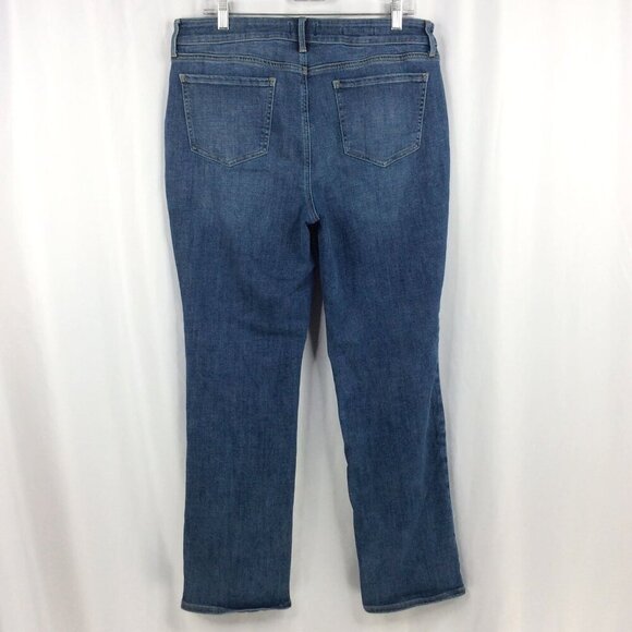 NYDJ Marilyn Straight Leg Jeans Lift Tuck Technology Womens Size 14 Stretch - Picture 2 of 9